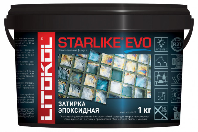 Фото Эпоксидная затирочная смесь Старлайк Эво С.202 Натурале 1кг - 1