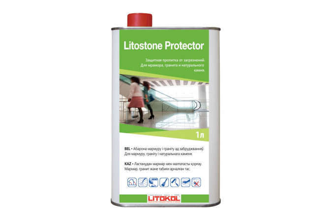 Защитная пропитка от загрязнений LITOSTONE PROTECTOR 1л