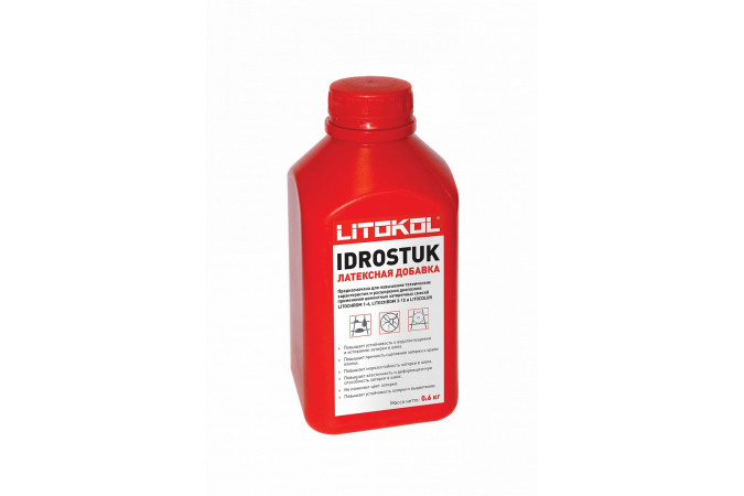 Латексная добавка для затирки IDROSTUK - M 0,6кг