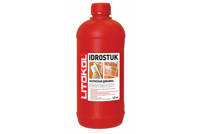 Латексная добавка для затирки IDROSTUK - M 1,5кг