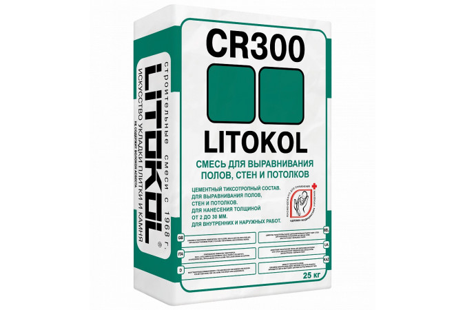 Тиксотропный состав LITOKOL CR300 25кг