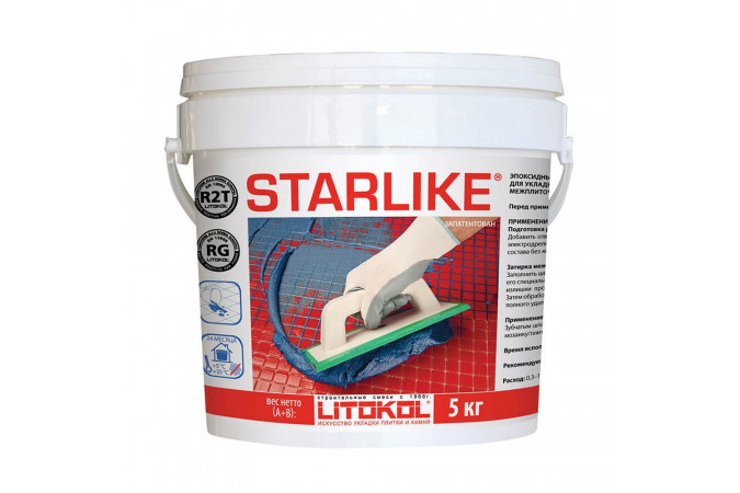 Фото Эпоксидная затирка STARLIKE C.480 Ardesia 5кг - 1