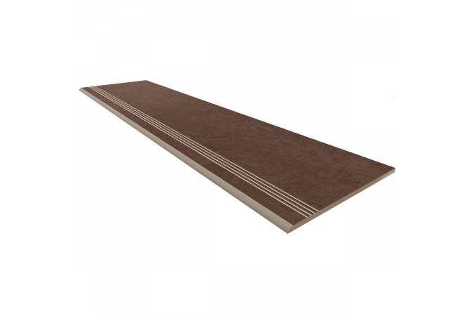 Ступень Cave CA03 коричневый 120x30 с насечками