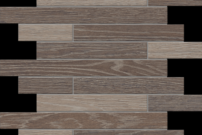 Мозаика Крафт Вуд KW02 серый 35x30