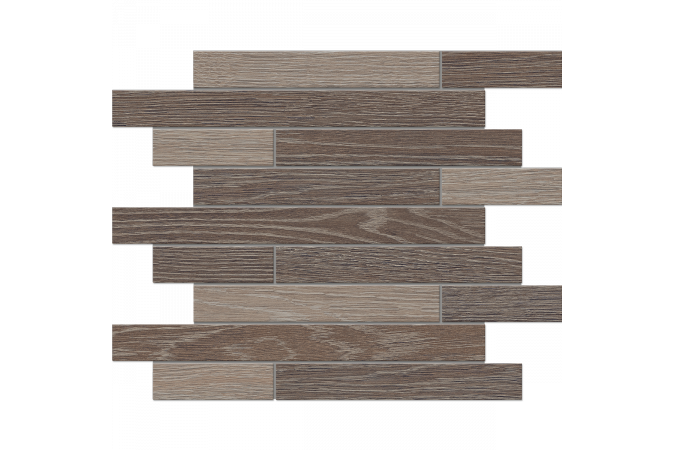 Мозаика Kraft Wood KW02 серый 35x30