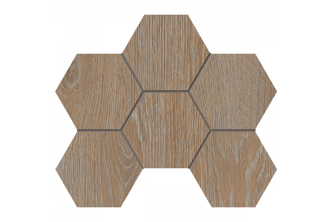 Фото Мозаика Kraft Wood KW01 бежевый 28.5x25 - 1