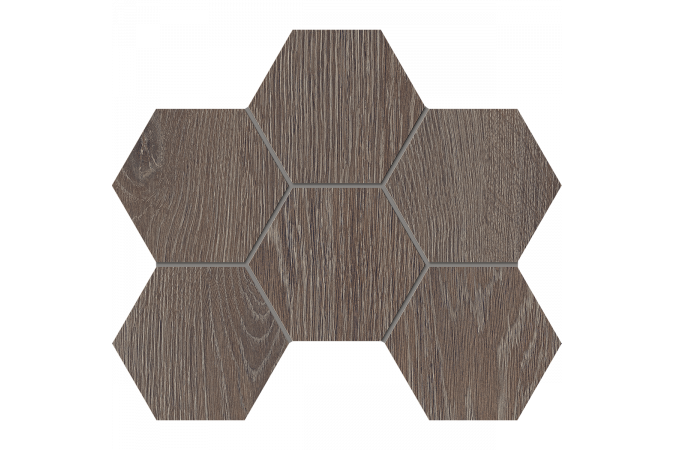 Фото Мозаика Kraft Wood KW03 коричневый 28.5x25 - 1