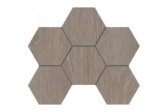 Фото Мозаика Kraft Wood KW02 серый 28.5x25 - 1