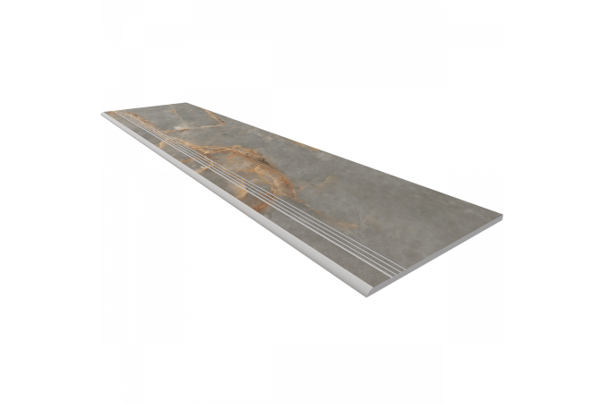 Ступень Intense IN01 серый 120x30 с насечками