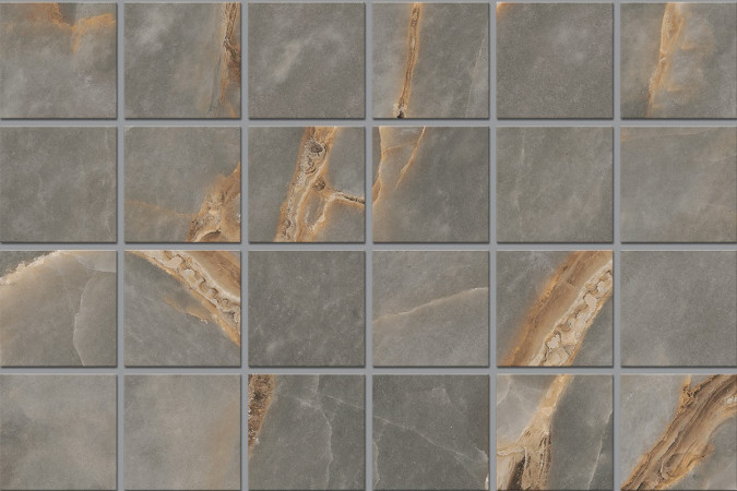 Фото Мозаика Интенс IN01 серый 30x30 10мм - 1
