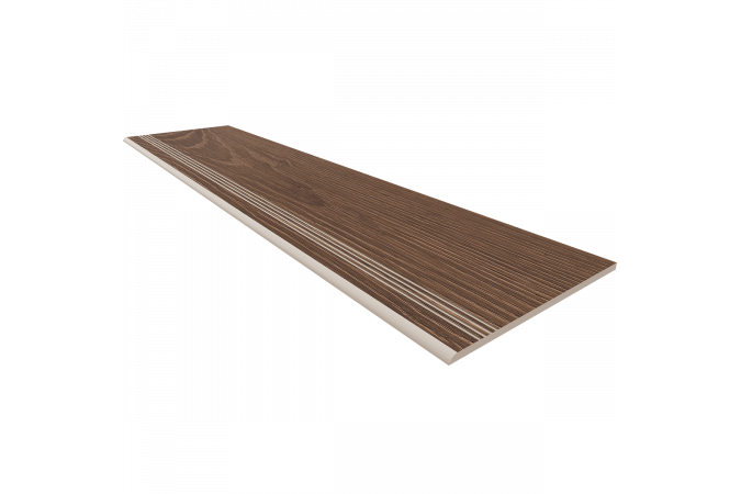 Ступень Alavesa AV04 коричневый 160x30 с насечками