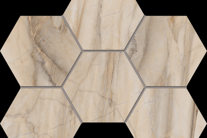 Мозаика Бернини BR01 бежевый 28.5x25 