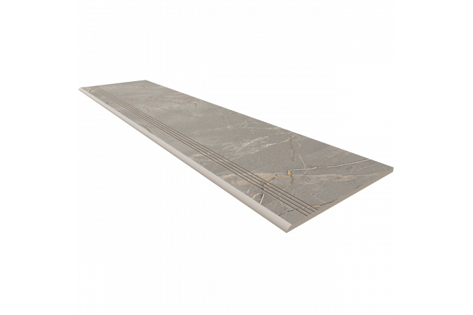 Ступень Bernini BR03 серый 120x30 с насечками