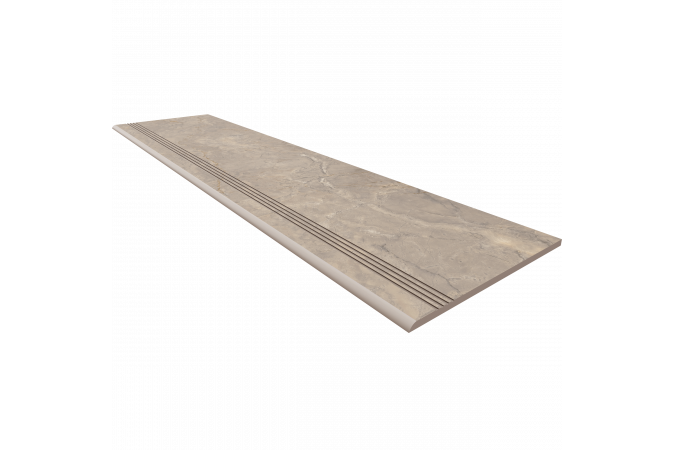 Ступень Bernini BR02 бежевый 120x30 с насечками
