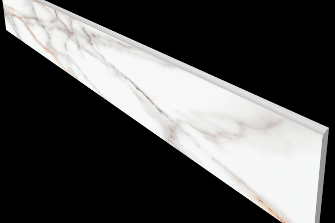 Фото Плинтус Суприм SM03 белый 60x7 10мм - 1