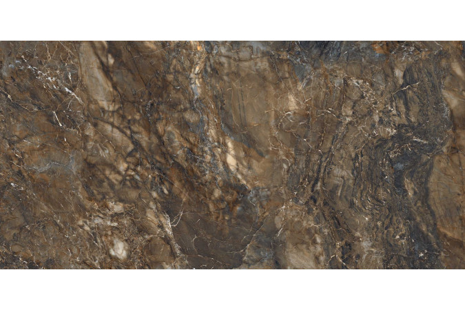 Фото Керамогранит Bernini BR04 коричневый 160x80 - 1