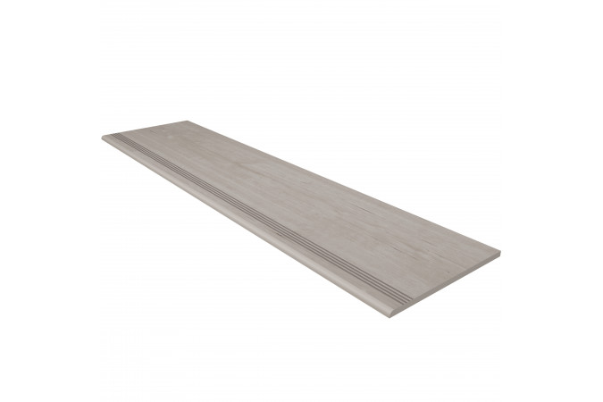 Ступень Classic Wood CW01 серый 120x30 с насечками
