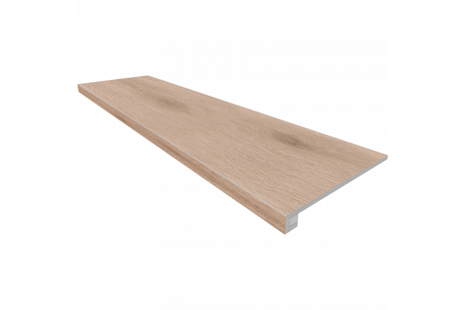 Комплект (Ступень SI01 (33x120) непол. (прямоугол. бортик) без насечек + Подступенок (14,5x120))