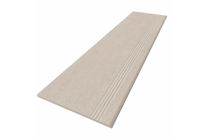Ступень Luna LN01 бежевый 120x30 с насечками