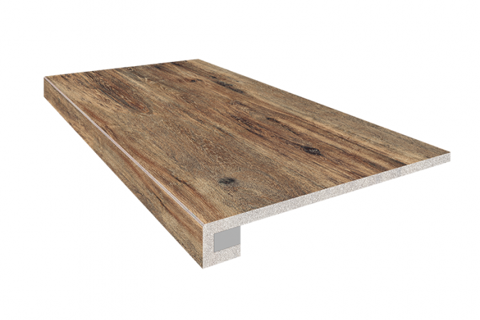 Комплект ступеней Estima Бригантина BG01 33x120 9мм коричневый дерево неполированный