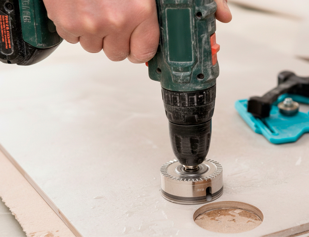 Проделывание отверстий в керамограните