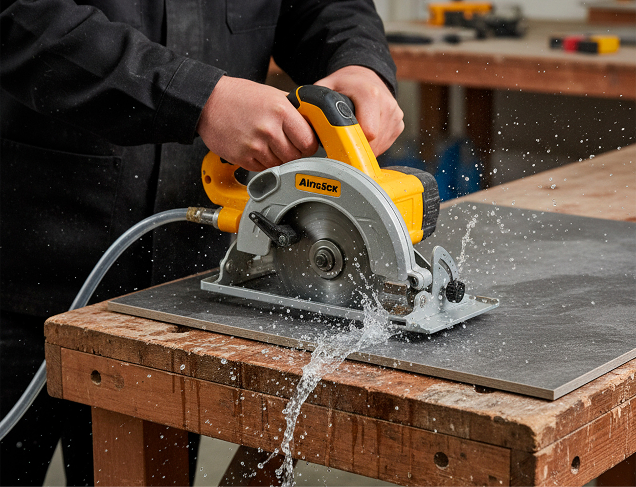 Инструмент для резки керамогранита-циркулярная пила с алмазным диском